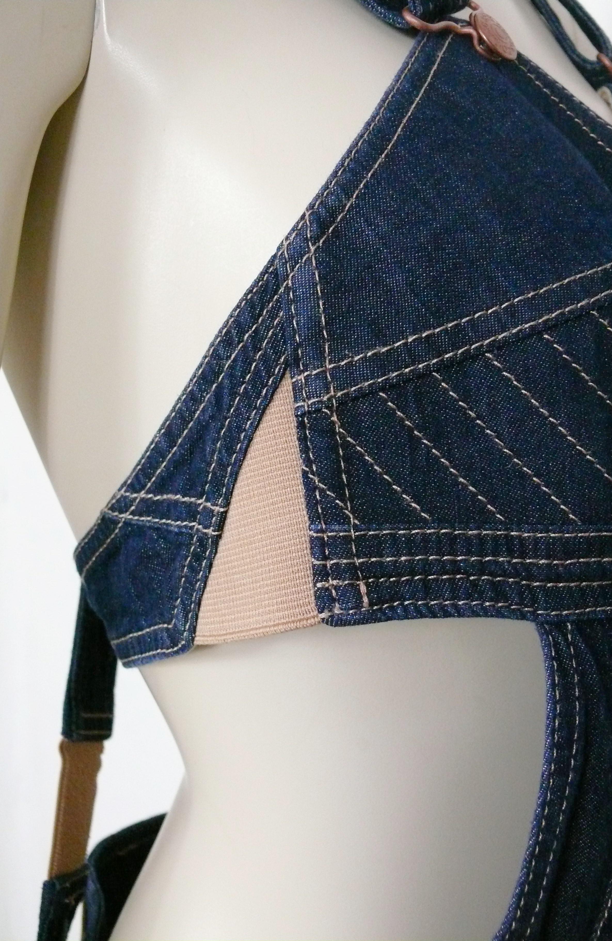 Jean Paul Gaultier x Levi's Denim Jumpsuit, Spring/Summer RTW 2010 For Sale 6