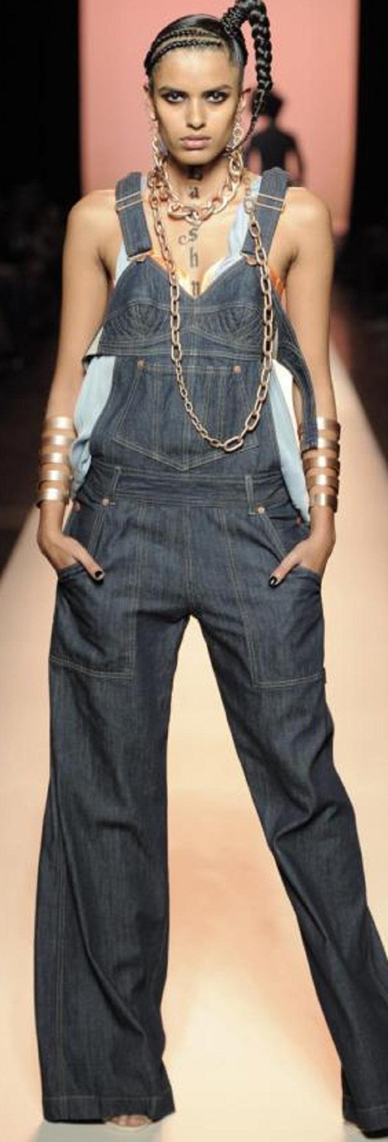 Jean Paul Gaultier x Levi's Denim Jumpsuit, Spring/Summer RTW 2010 For Sale  at 1stDibs