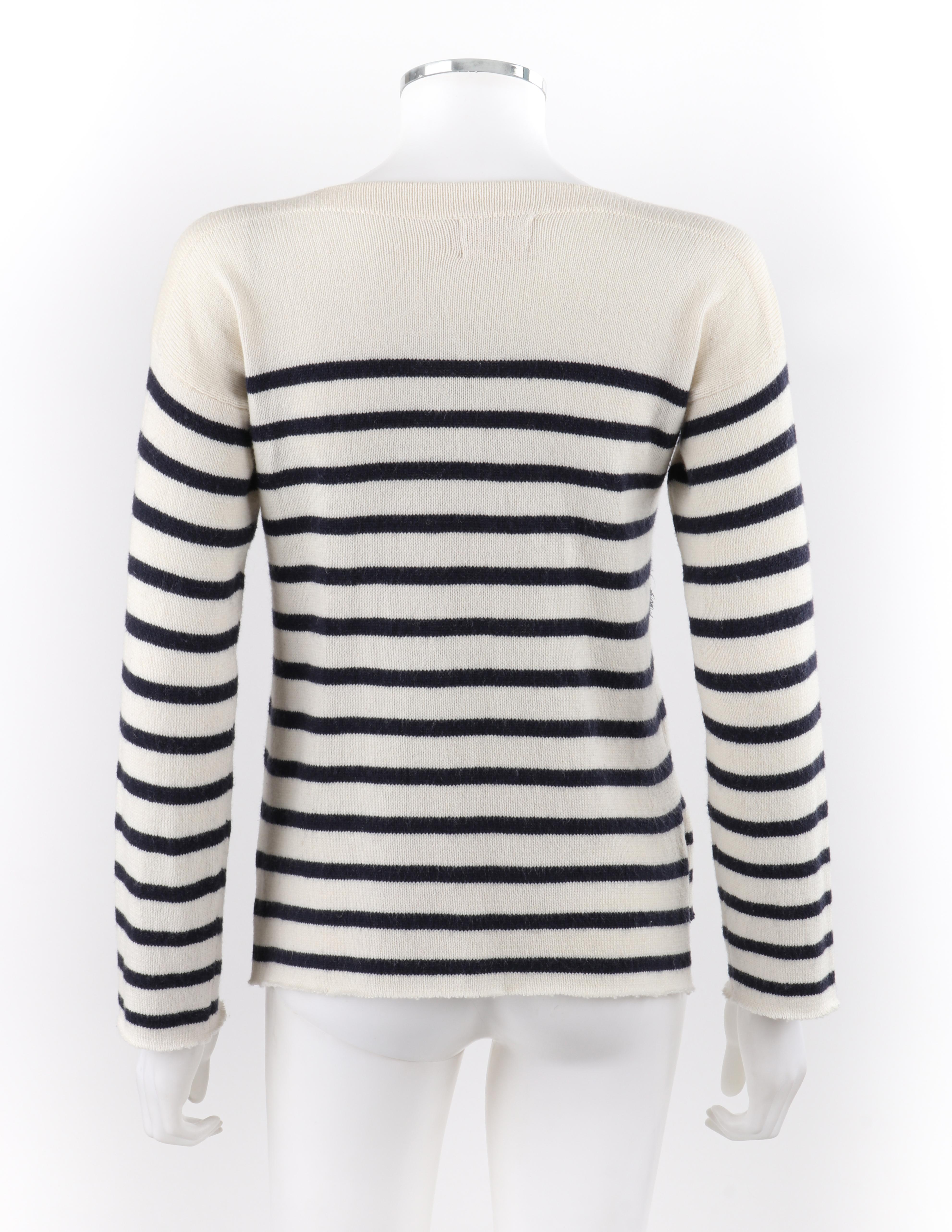 Women's JEAN PAUL GAULTIER x Lindex 2014 Ltd. Ed. Stripe Picasso Face Pattern Sweater