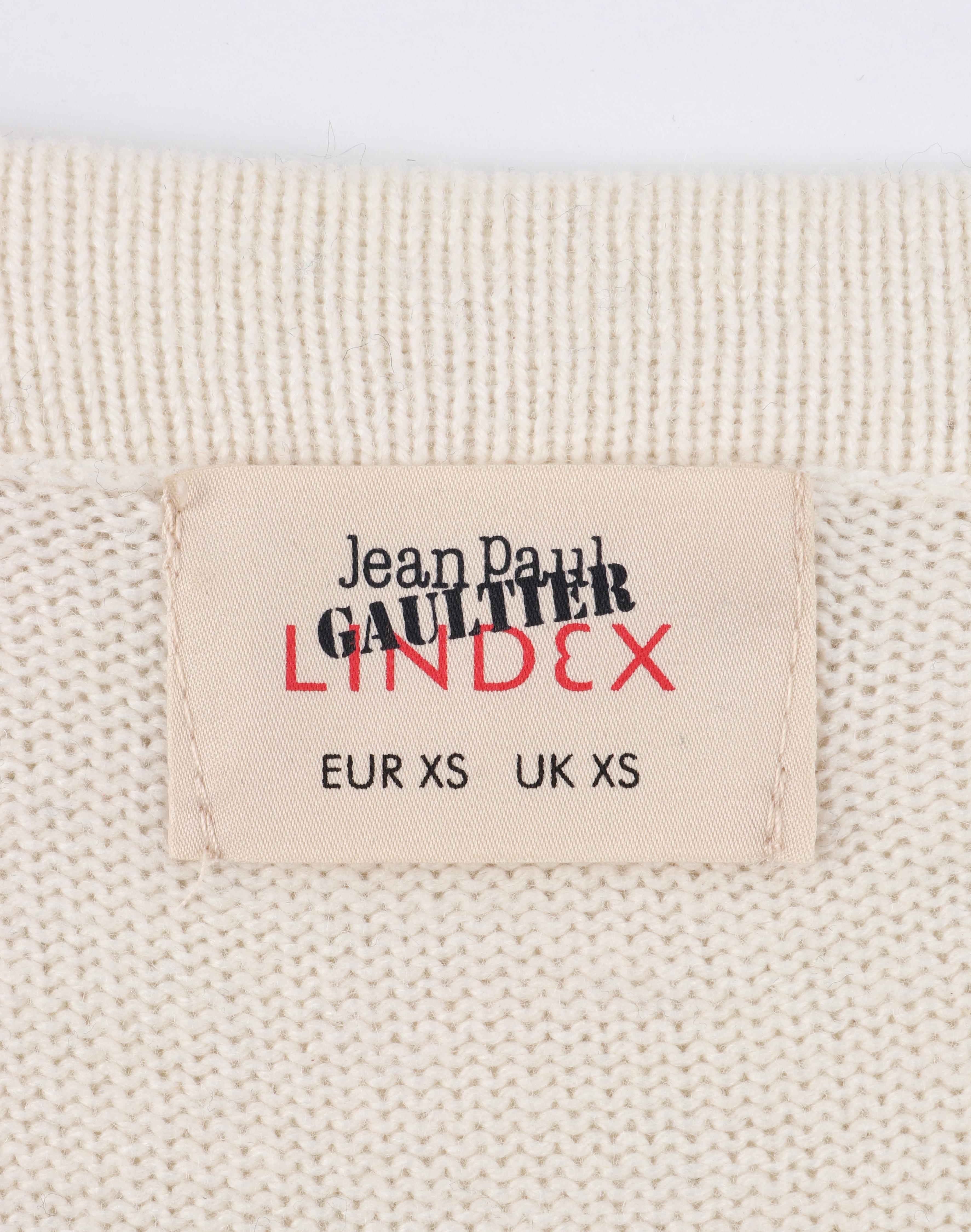 JEAN PAUL GAULTIER x Lindex 2014 Ltd. Ed. Stripe Picasso Face Pattern Sweater 3