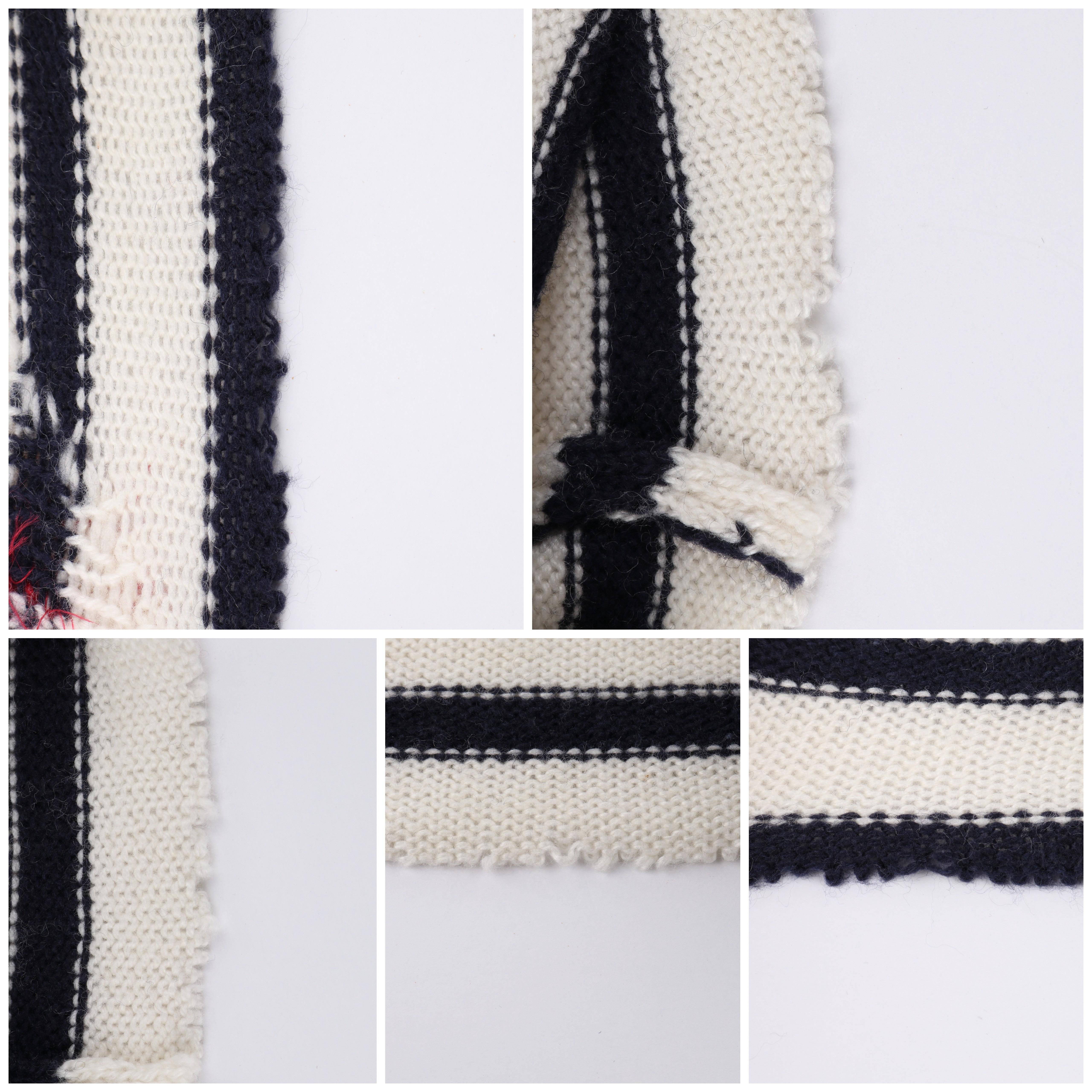 JEAN PAUL GAULTIER x Lindex 2014 Ltd. Ed. Stripe Picasso Face Pattern Sweater 4