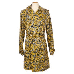 Jean Paul Gaultier Manteau en toile cirée jaune pour homme