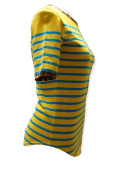 Jean Paul Gaultier Yellow Striped Tee