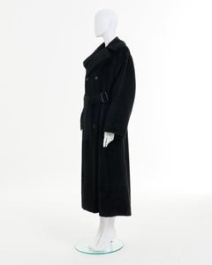 Jean Paul Gaultier	90's Black Alpaca Coat