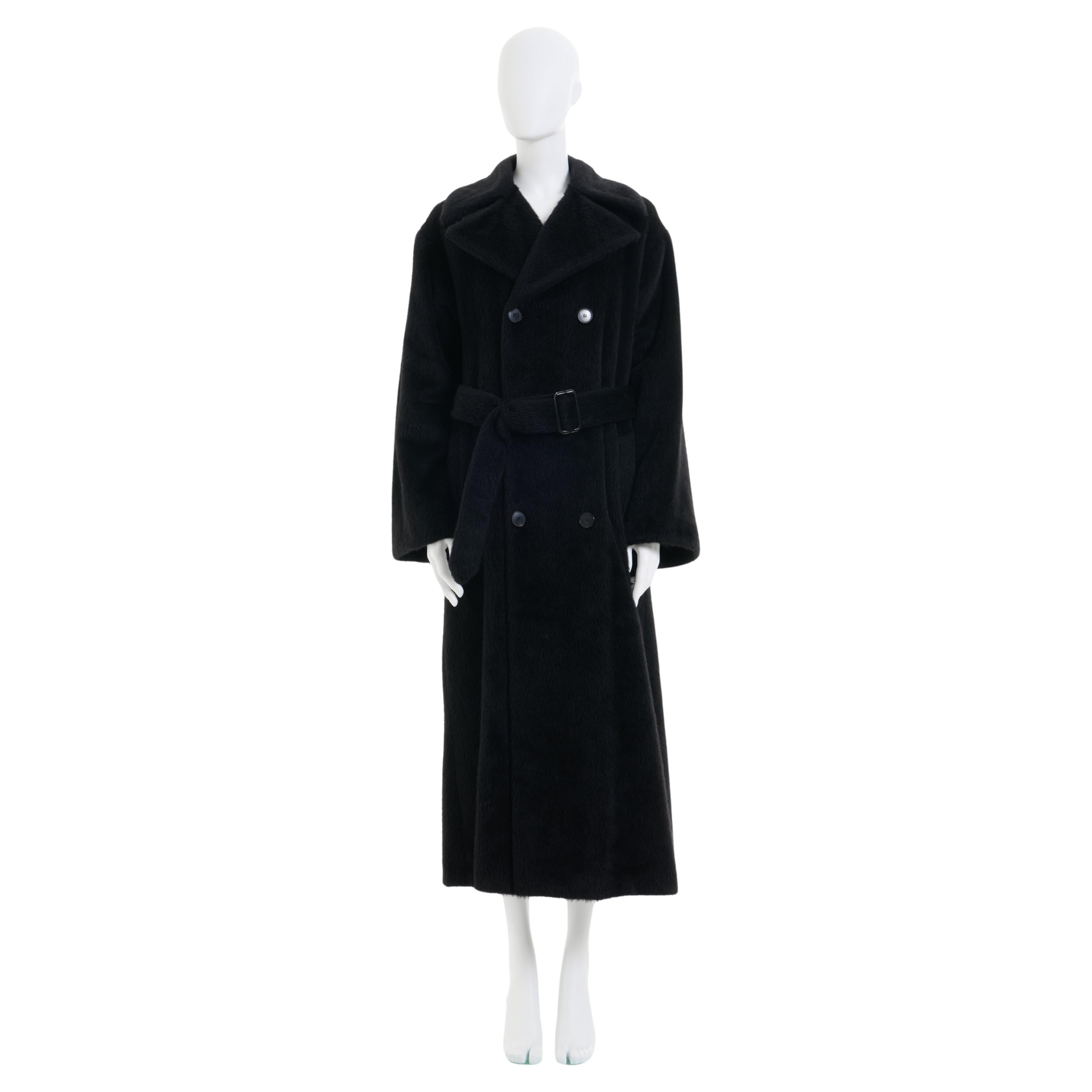 Jean Paul Gaultier	90’s Black Alpaca Coat