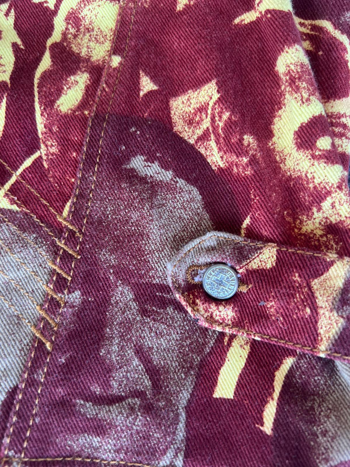 Jean Paul Gaultier	A/W	1992 Denim 'Gesichter'-Weste im Angebot 2