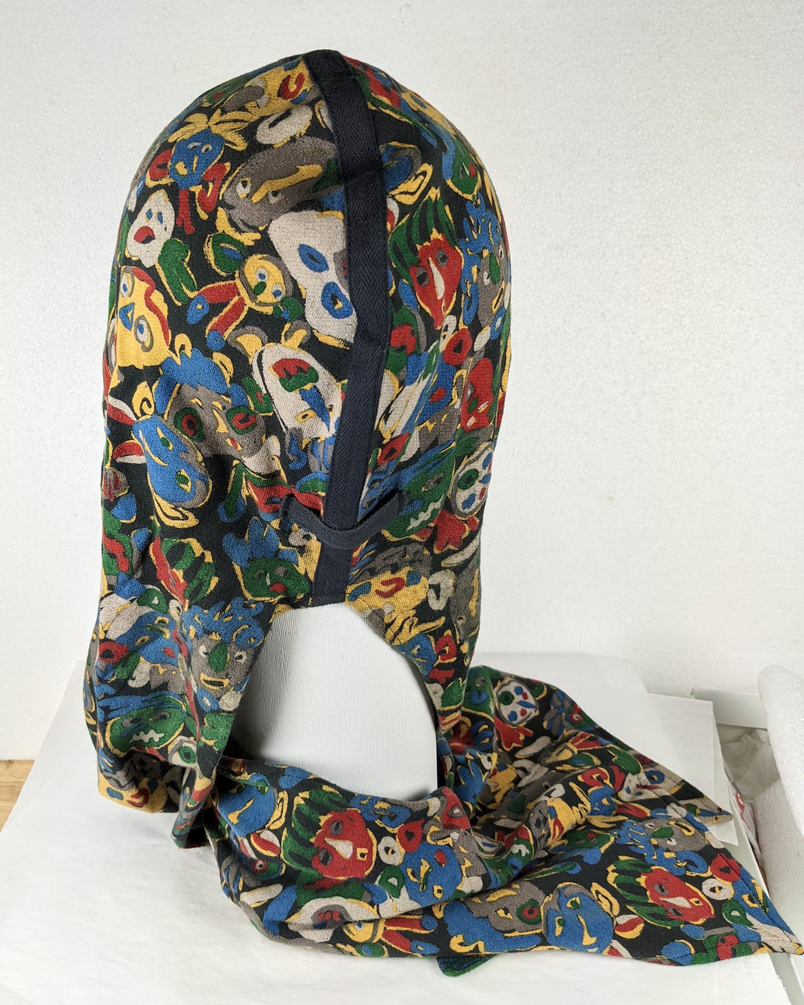 Jean Paul Gaultier Carnivalle Head Scarf F/W 1984 In Excellent Condition For Sale In New York, NY