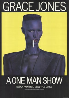 1981 Jean-Paul Goude 'Grace Jones' Pop Art USA Offset Lithograph