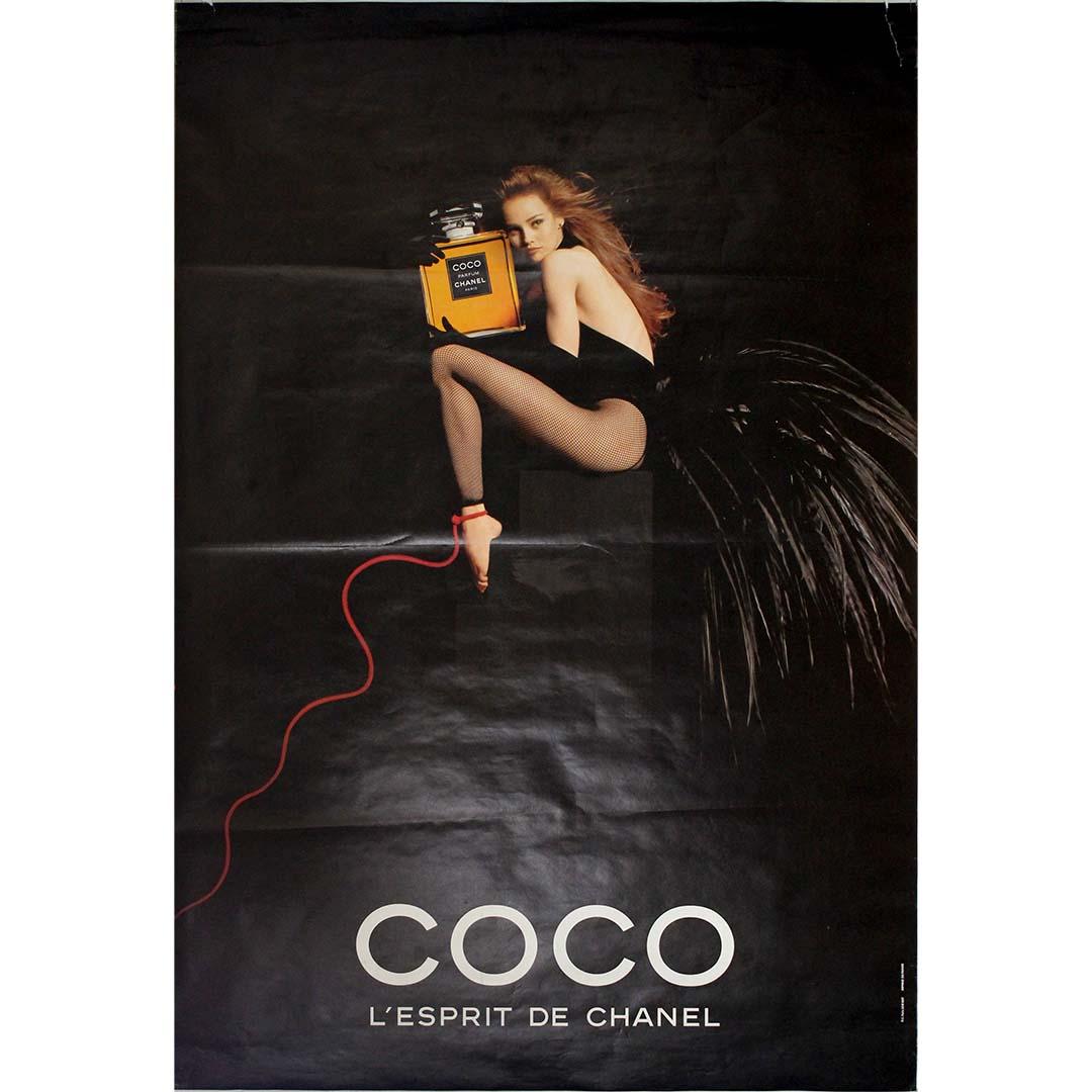 1991 original advertising poster for Coco by Chanel - Vanessa Paradis