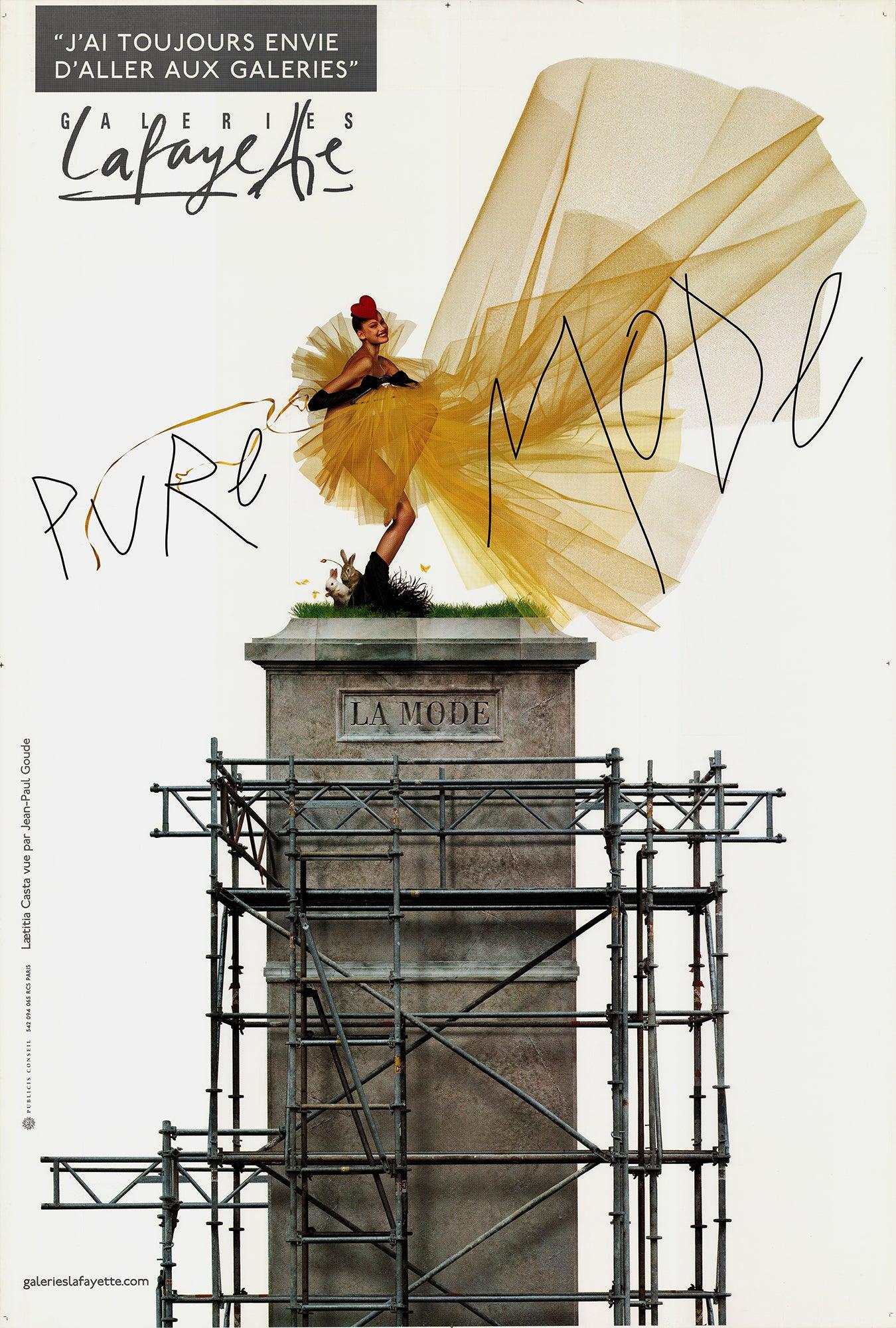 Jean-Paul Goude 'Galeries Lafayette - Pure Mode' 2001 Vintage