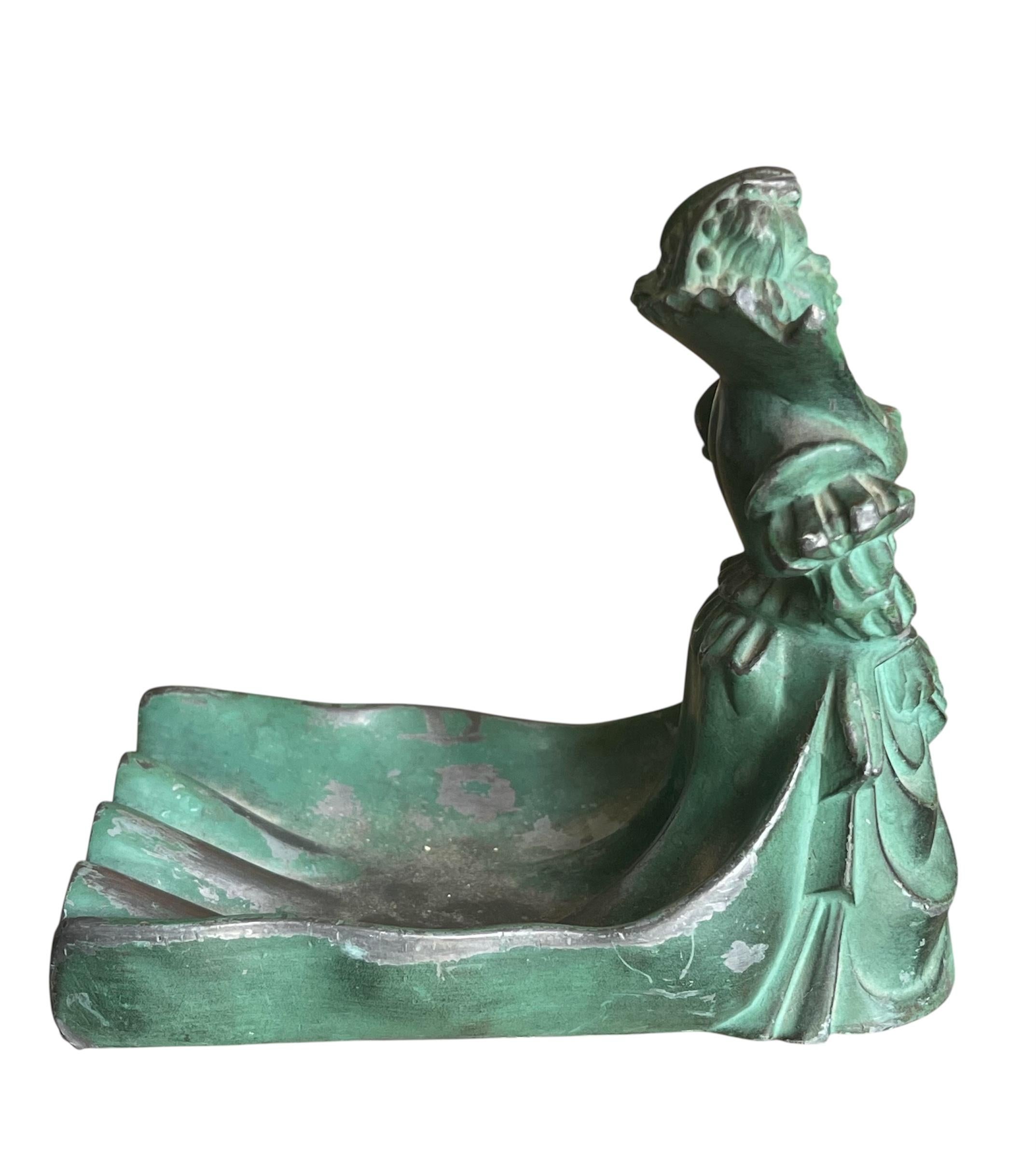 20th Century Jean-paul Le Verrier - Art Deco Pocket Emptier For Sale