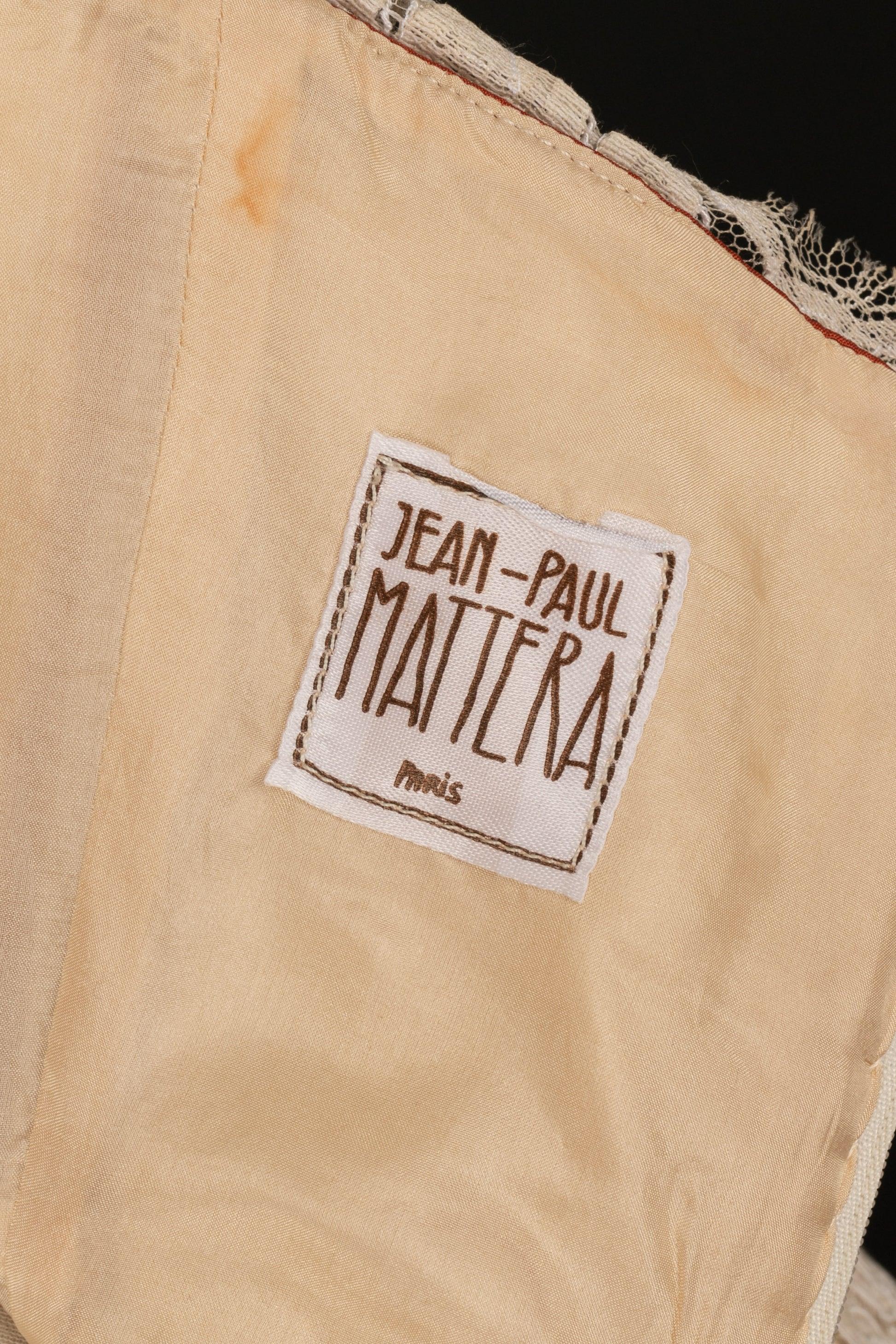 Jean-Paul Mattera Lace Bustier Jumpsuit For Sale 3