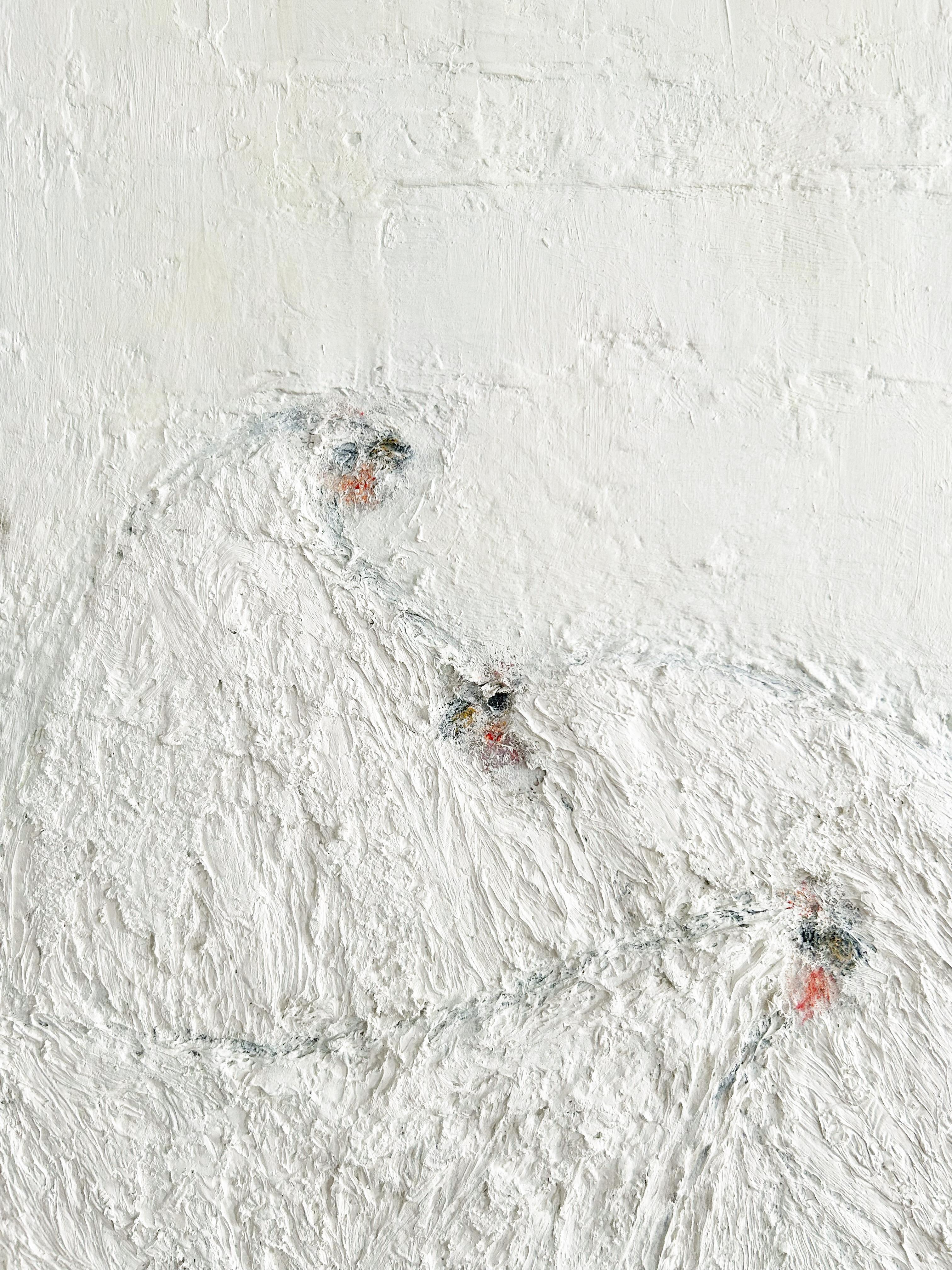 Jean-Paul Pichon-Martin, Gallinas, hacia 1995, Óleo sobre lienzo en venta 4