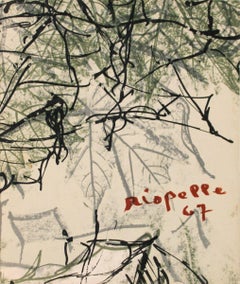 1967 After Jean-Paul Riopelle 'Riopelle (ETE)' Black France Book