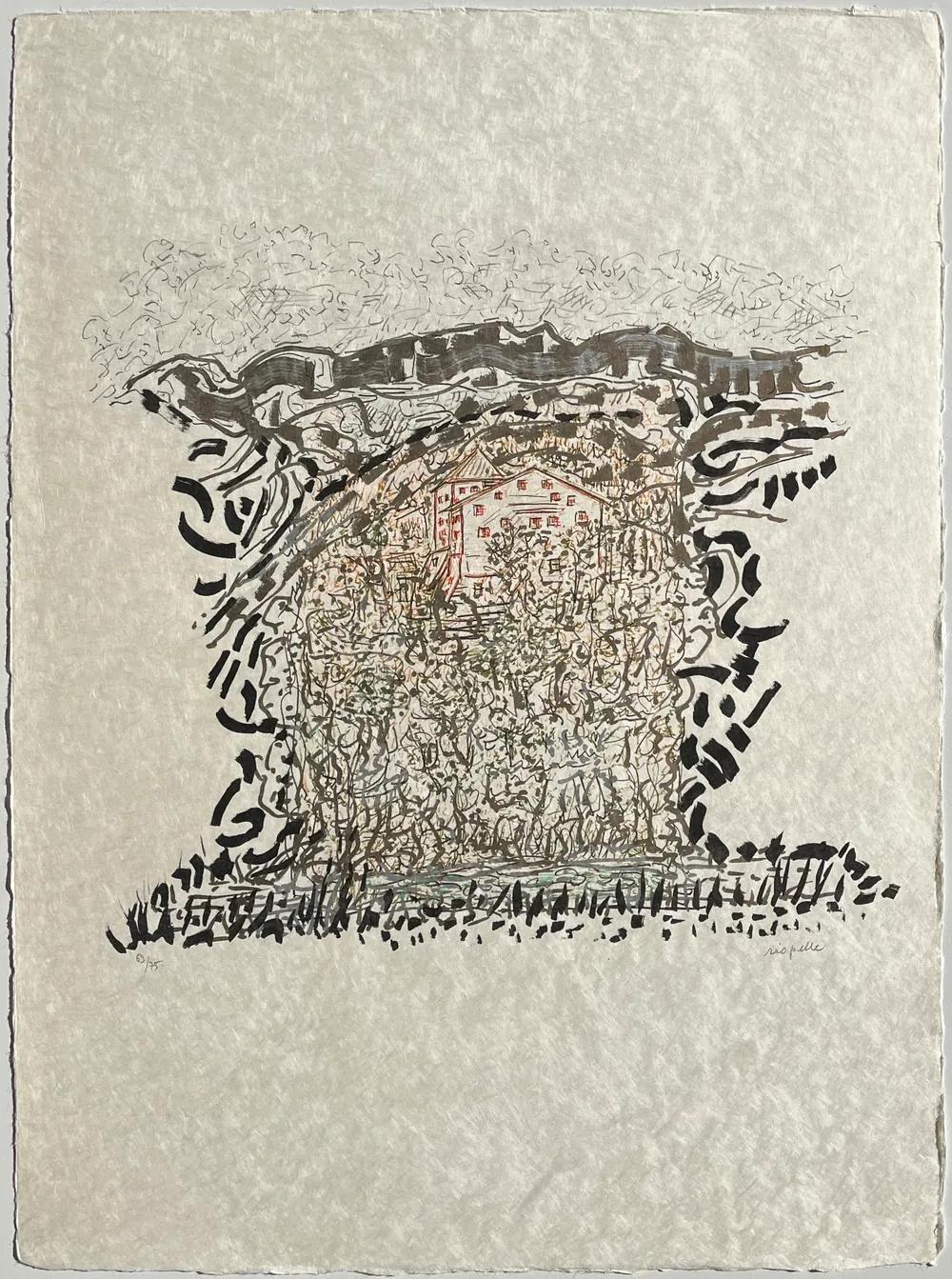 Jean-Paul Riopelle Abstract Print - Caldès