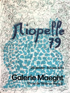 Canadiense Post Moderno Pop Art Litografía Póster Vintage Memphis Galerie Maeght