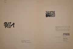 Cover from Derriere Le Miroir - Original Lithograph by JP. Riopelle - 1968