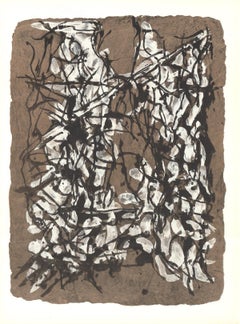 Jean-Paul Riopelle 'Composizione 160-XIV' 1966- Litografia