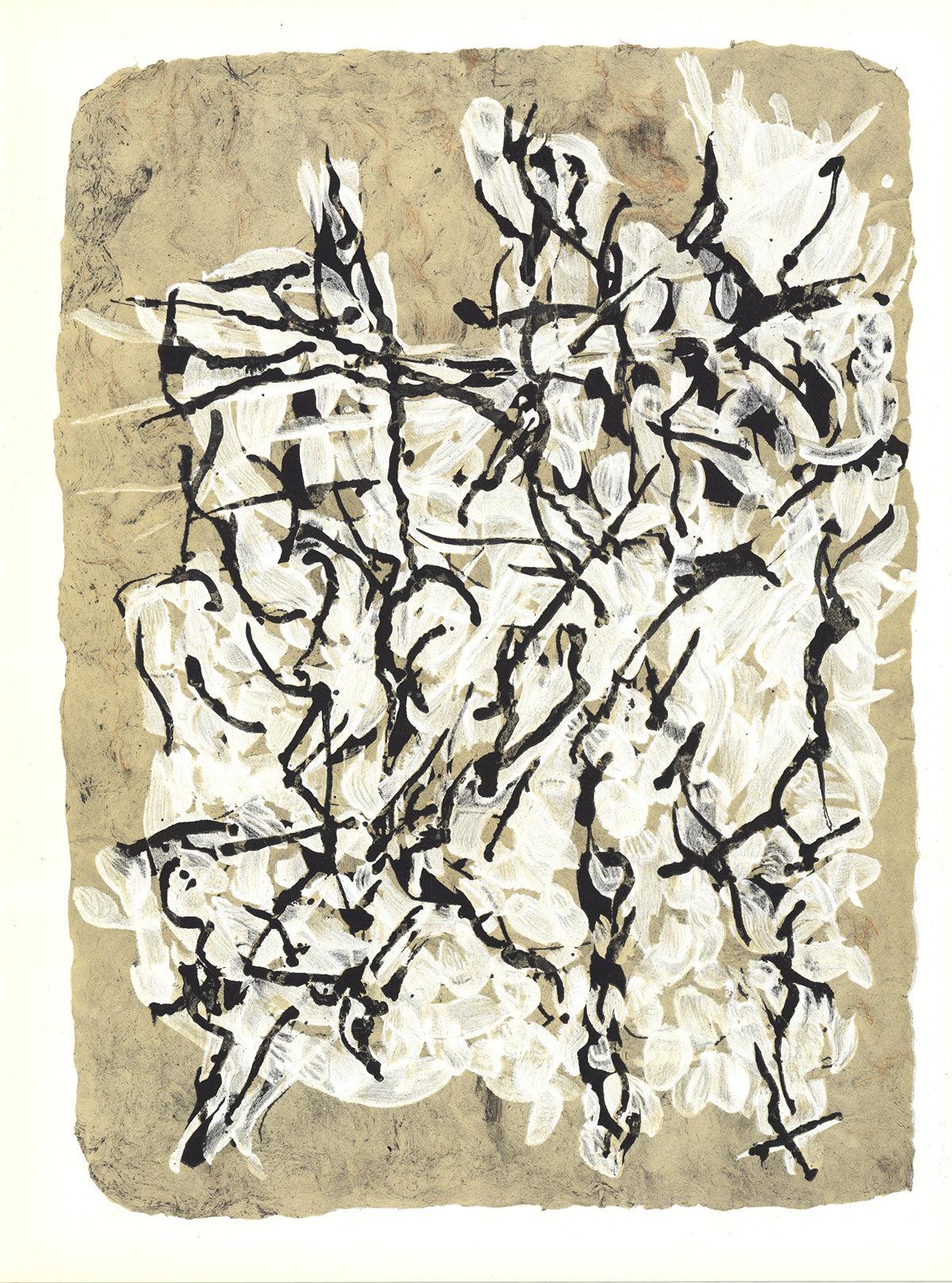 Paper Size: 15 x 11 inches ( 38.1 x 27.94 cm )
Image Size: 15 x 11 inches ( 38.1 x 27.94 cm )
Framed: No
Condition: A-: Near Mint, very light signs of handling

Additional Details: Composition IX-160 is a first edition lithograph published on page 7