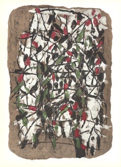 Jean-Paul Riopelle 'Composizione XVIII-160' 1966- Litografia