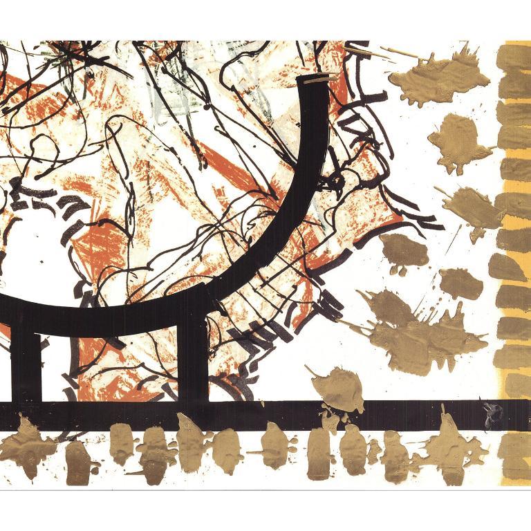 Jean-Paul Riopelle « Yesterday and Today » 1990- Lithographie offset en vente 3