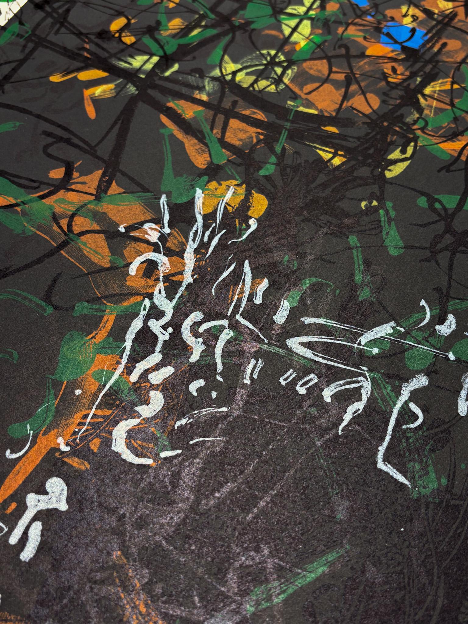 Jean Paul Riopelle(1923–2002) - Affiche avant la lettre - Color lithograph- 1968 For Sale 2