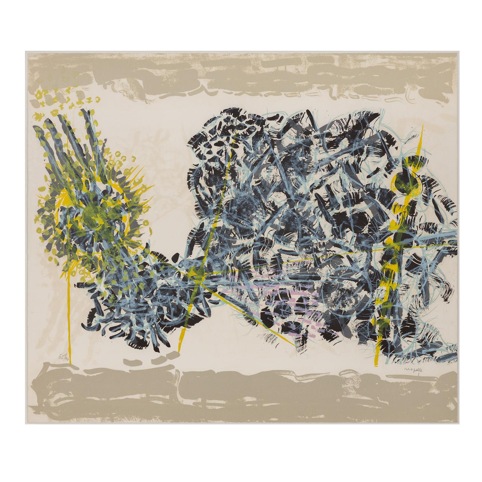 Le Sablier 1 - Print by Jean-Paul Riopelle