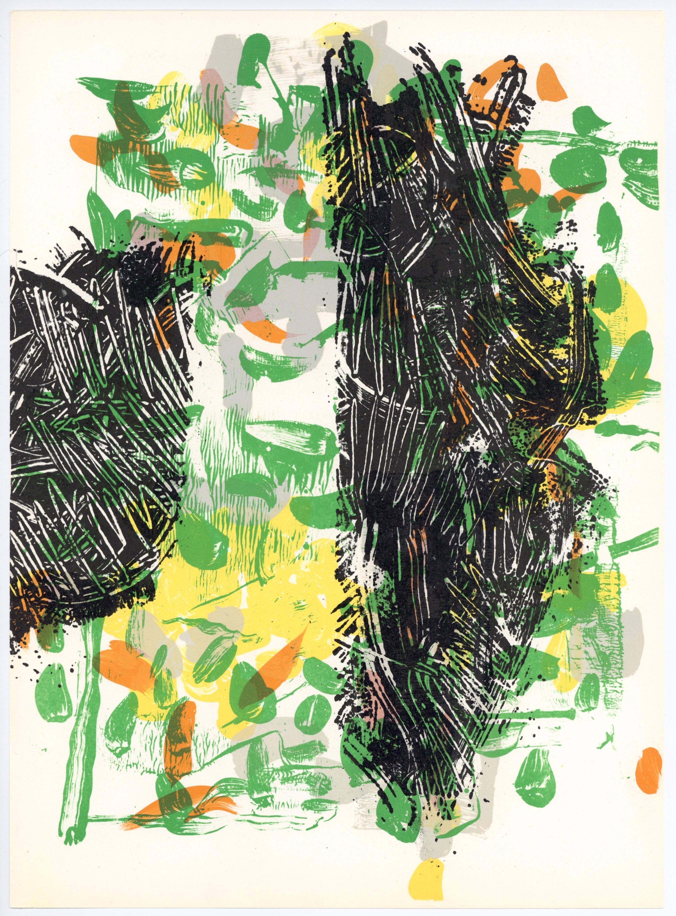 original lithograph - Print by Jean-Paul Riopelle