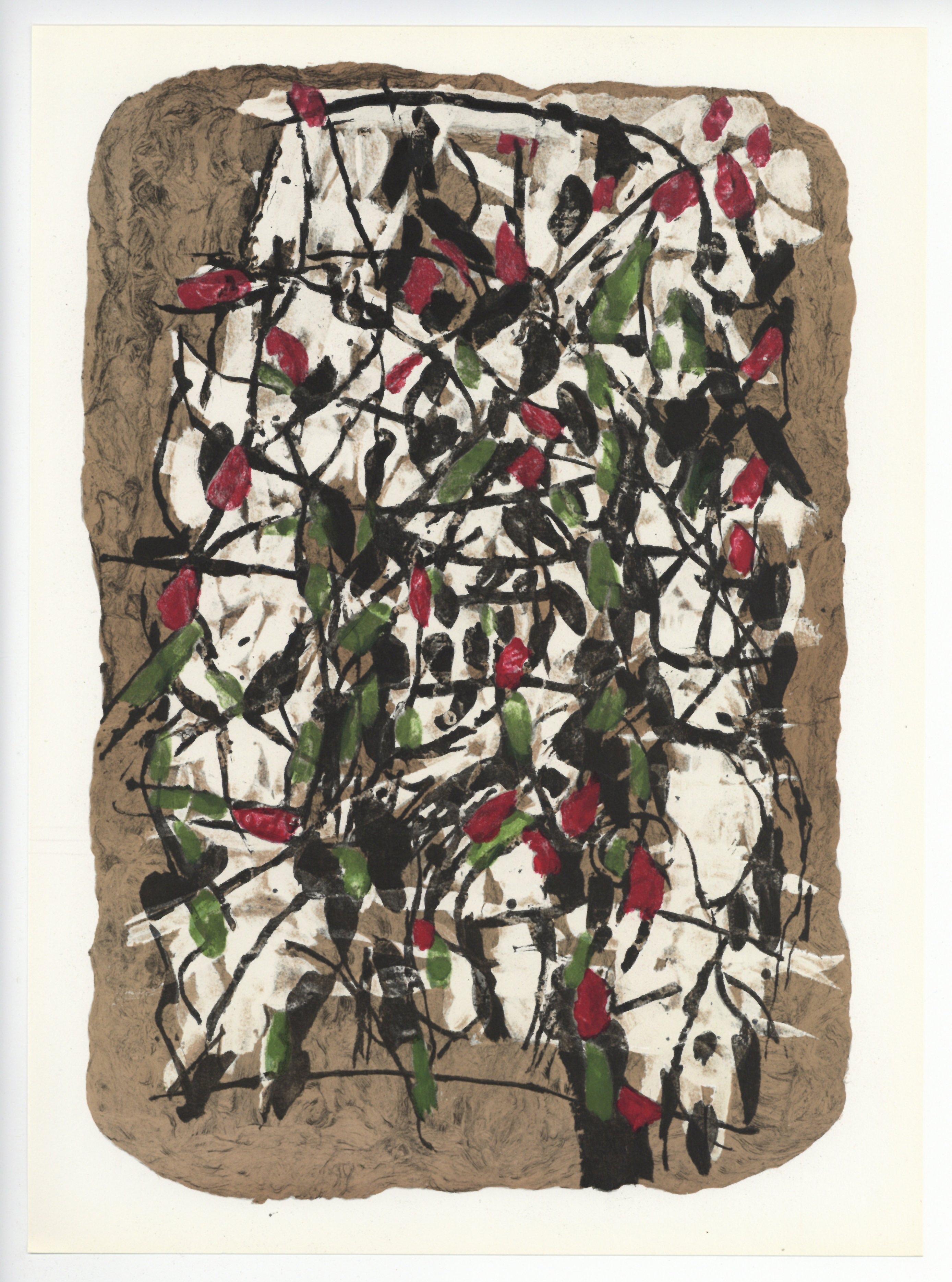 lithographie originale - Print de Jean-Paul Riopelle