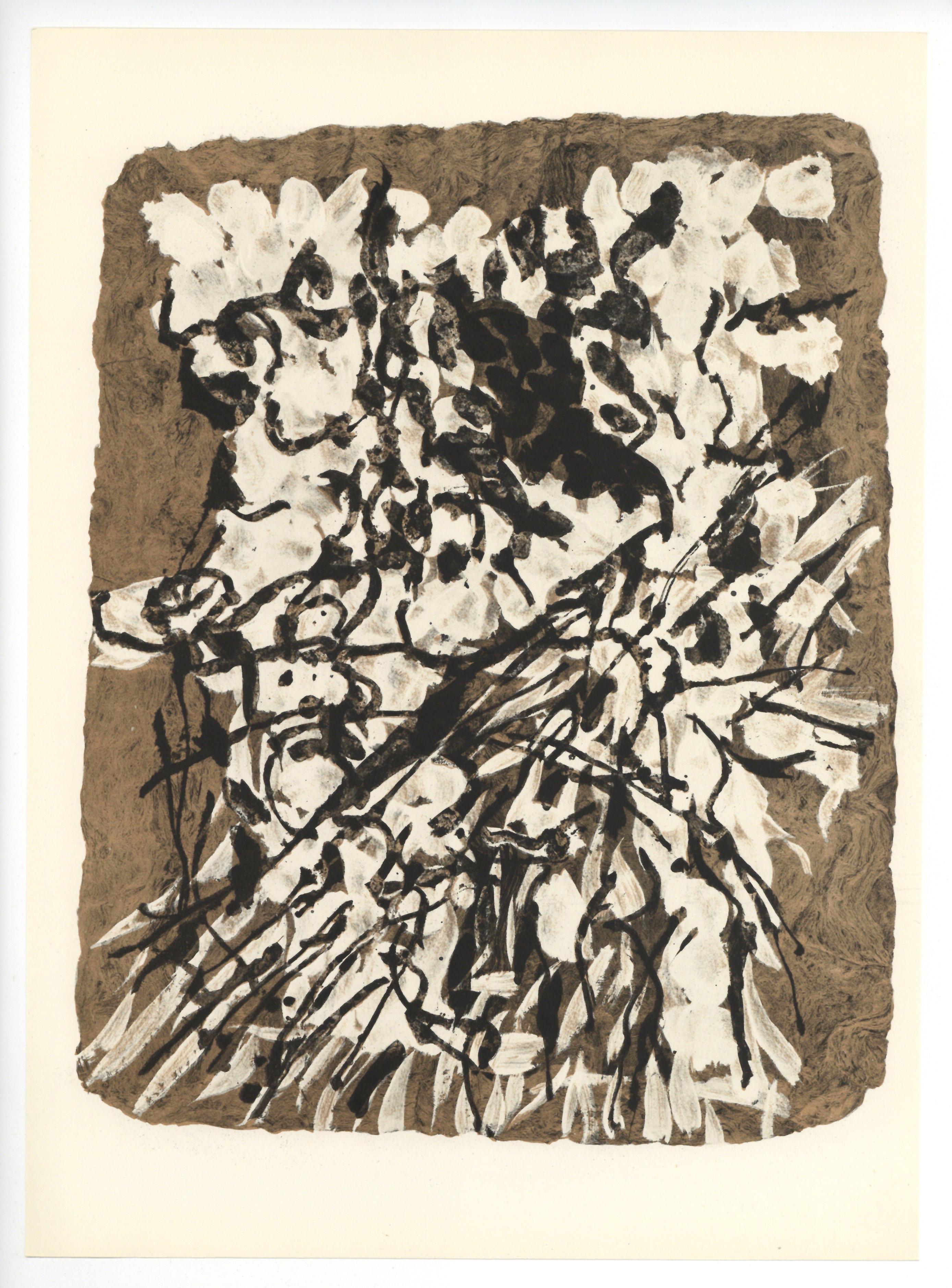 original lithograph - Print by Jean-Paul Riopelle