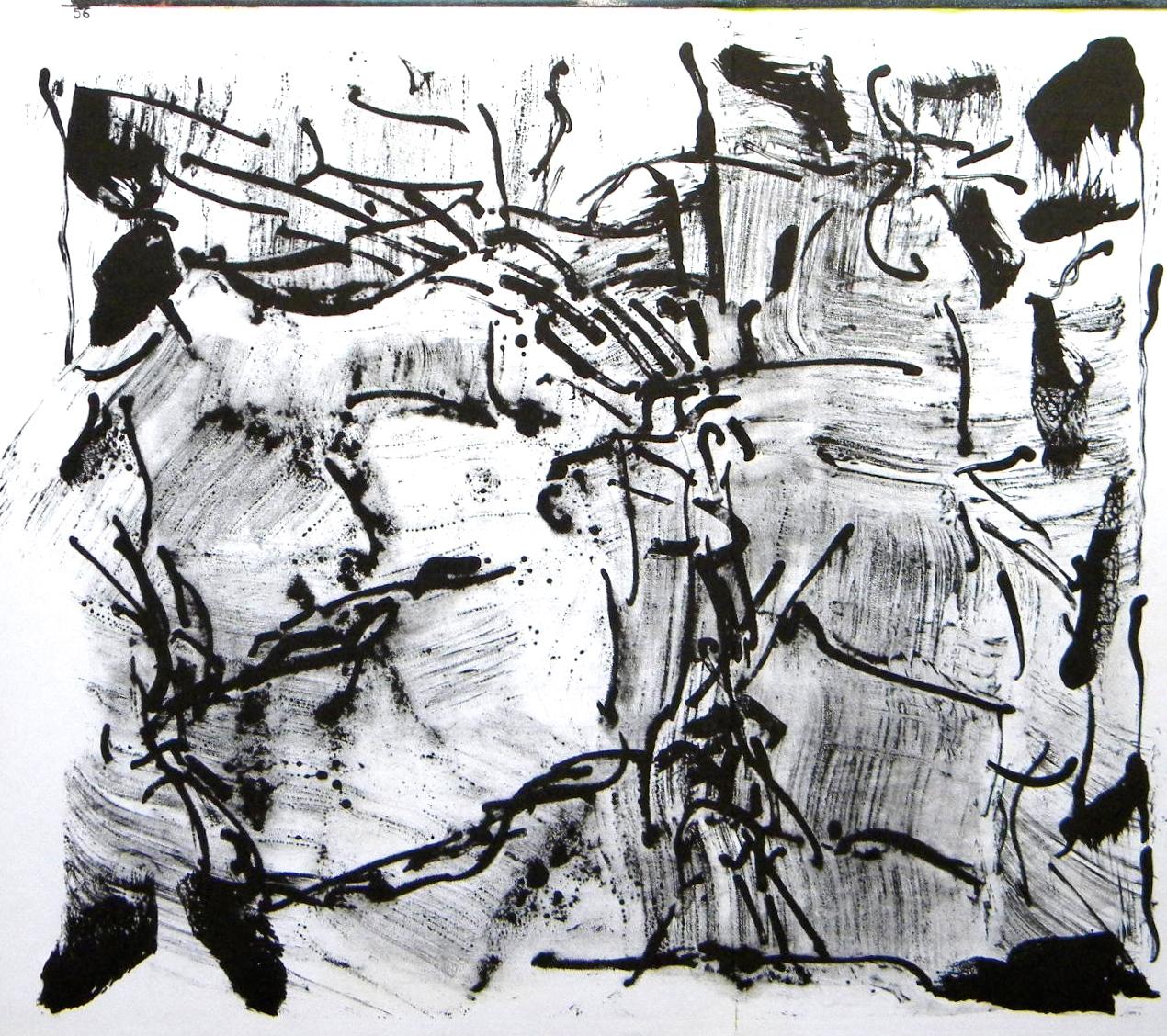 litografia originale - Print di Jean-Paul Riopelle