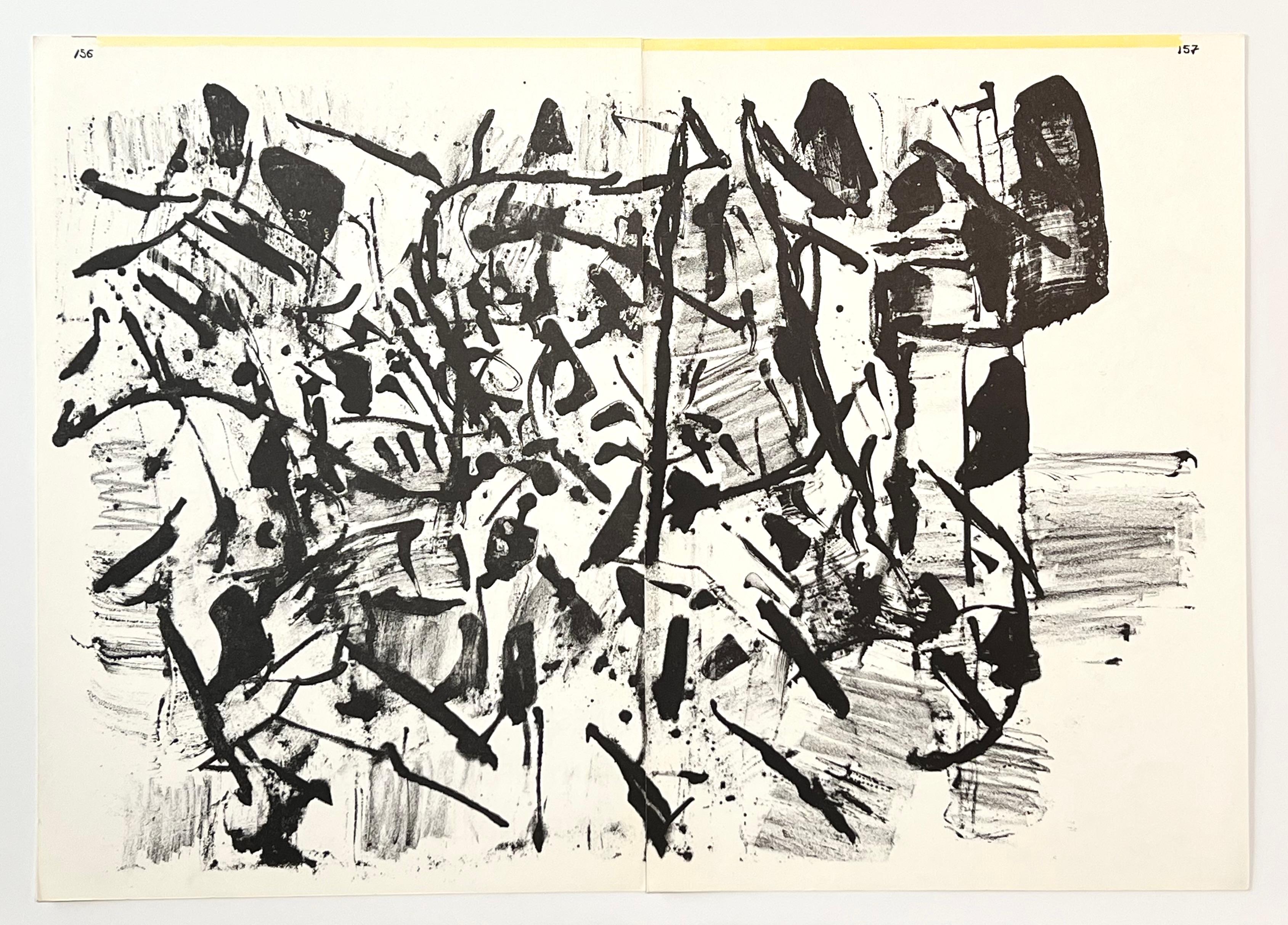 original lithograph - Print by Jean-Paul Riopelle