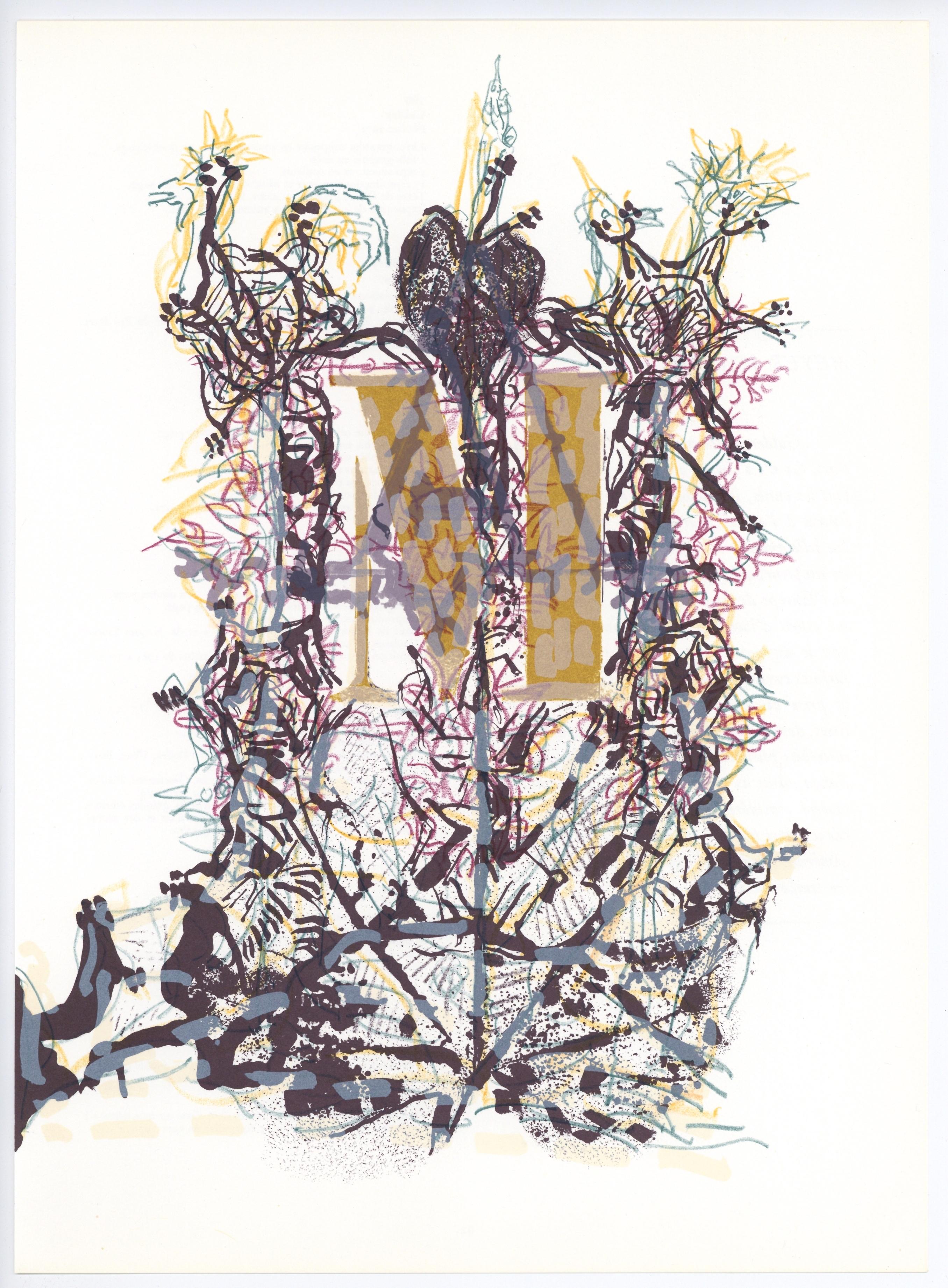 original lithograph - Print by Jean-Paul Riopelle