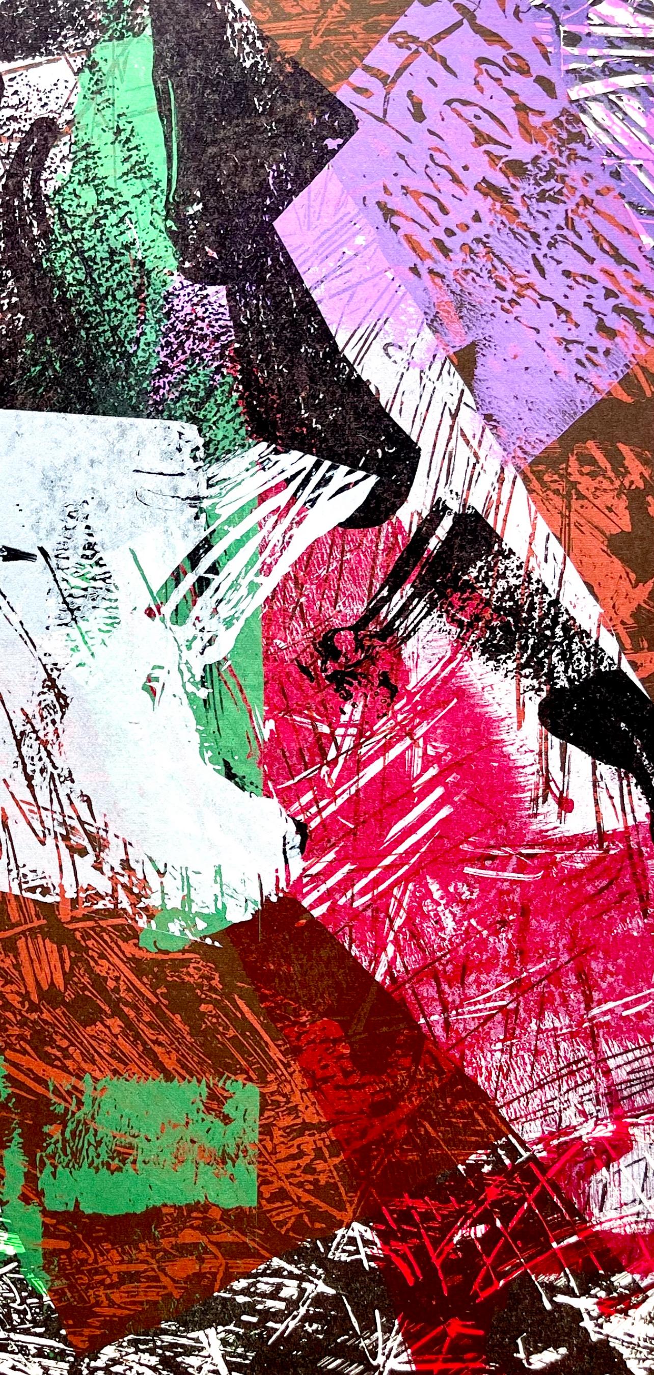 Riopelle, Composition, Derrière le miroir (after) - Print by Jean-Paul Riopelle