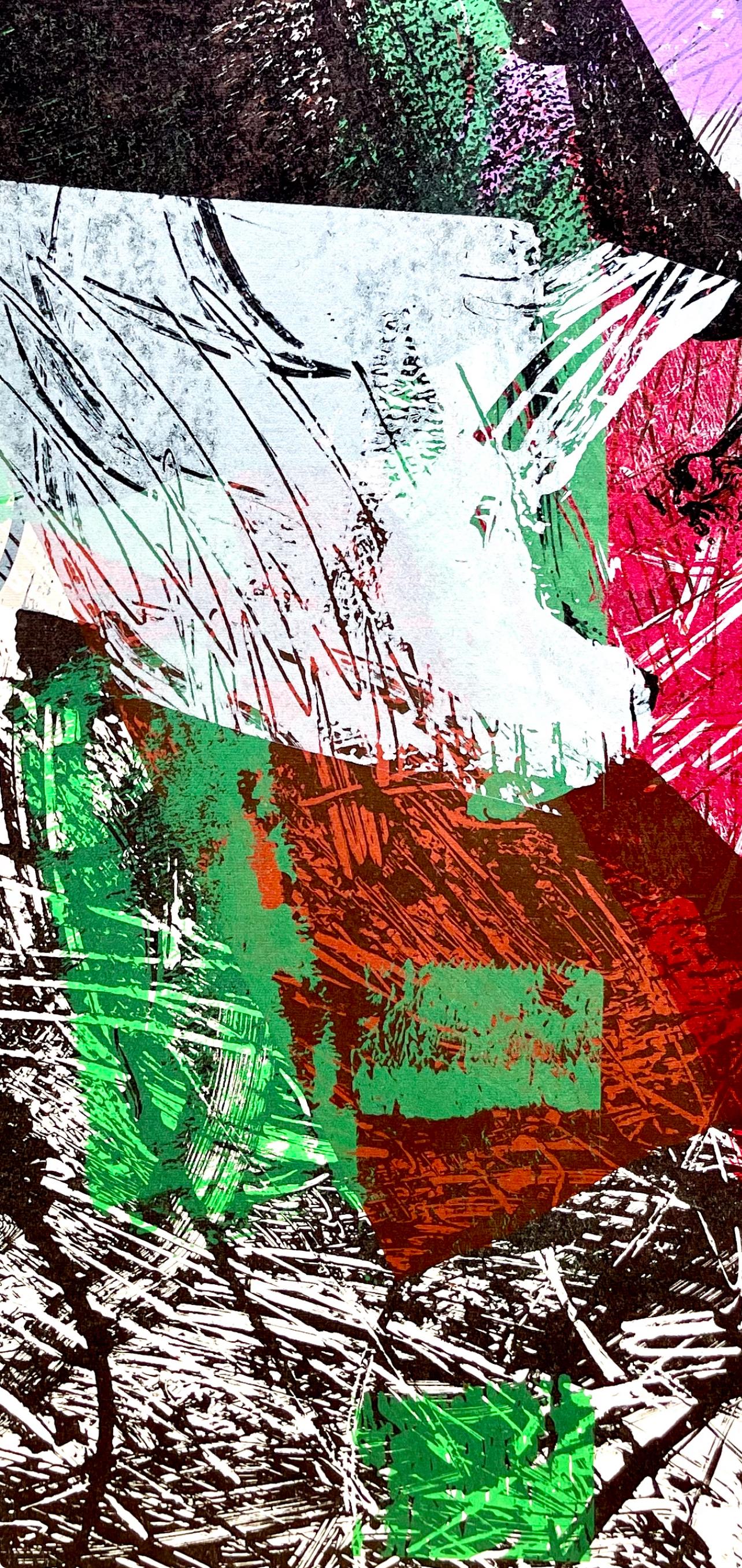 Riopelle, Composition, Derrière le miroir (after) - Modern Print by Jean-Paul Riopelle