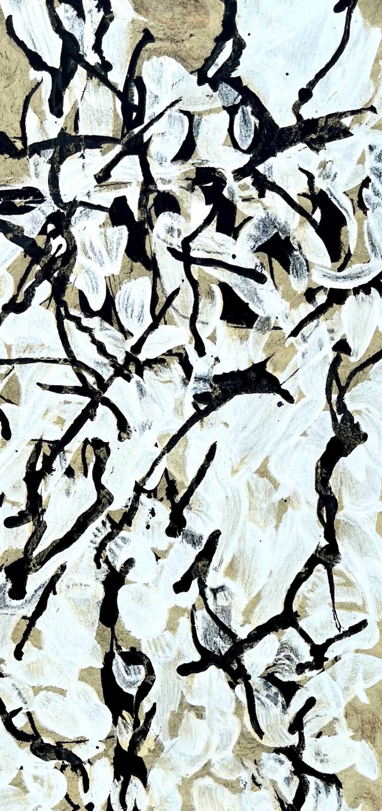 Riopelle, Komposition, Derrière le miroir (nach) (Moderne), Print, von Jean-Paul Riopelle