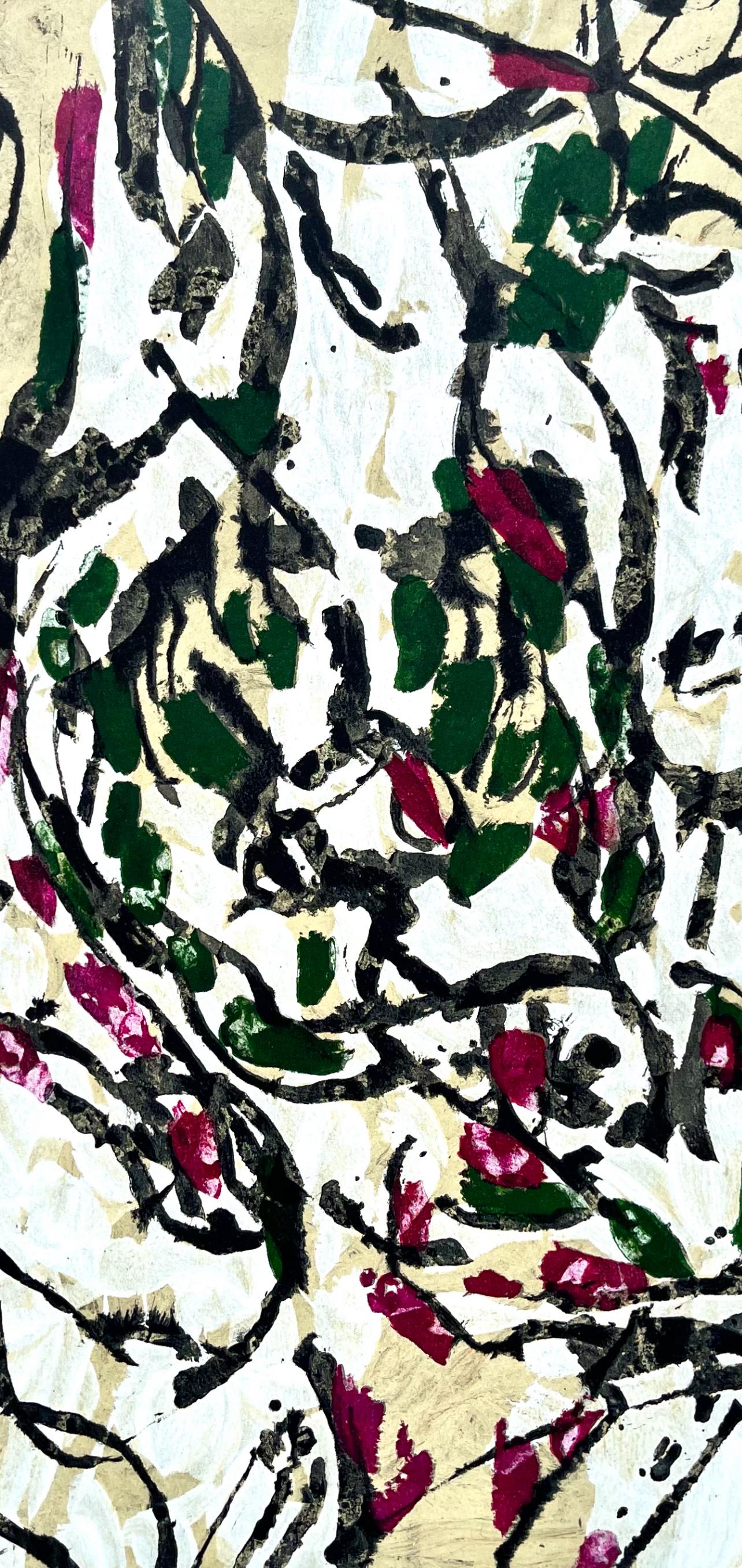 Riopelle, Composition, Derrière le miroir (after) - Modern Print by Jean-Paul Riopelle
