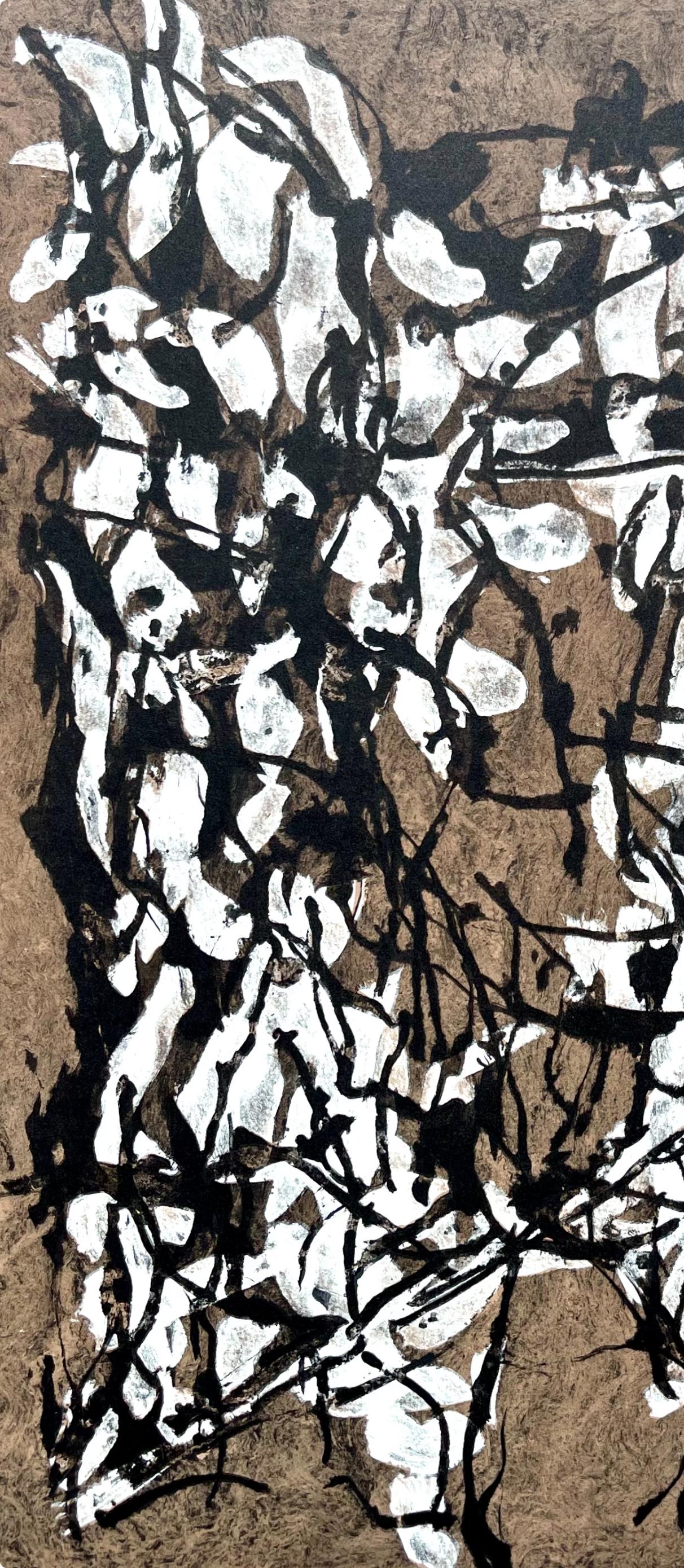Riopelle, Composition, Derrière le miroir (after) - Modern Print by Jean-Paul Riopelle