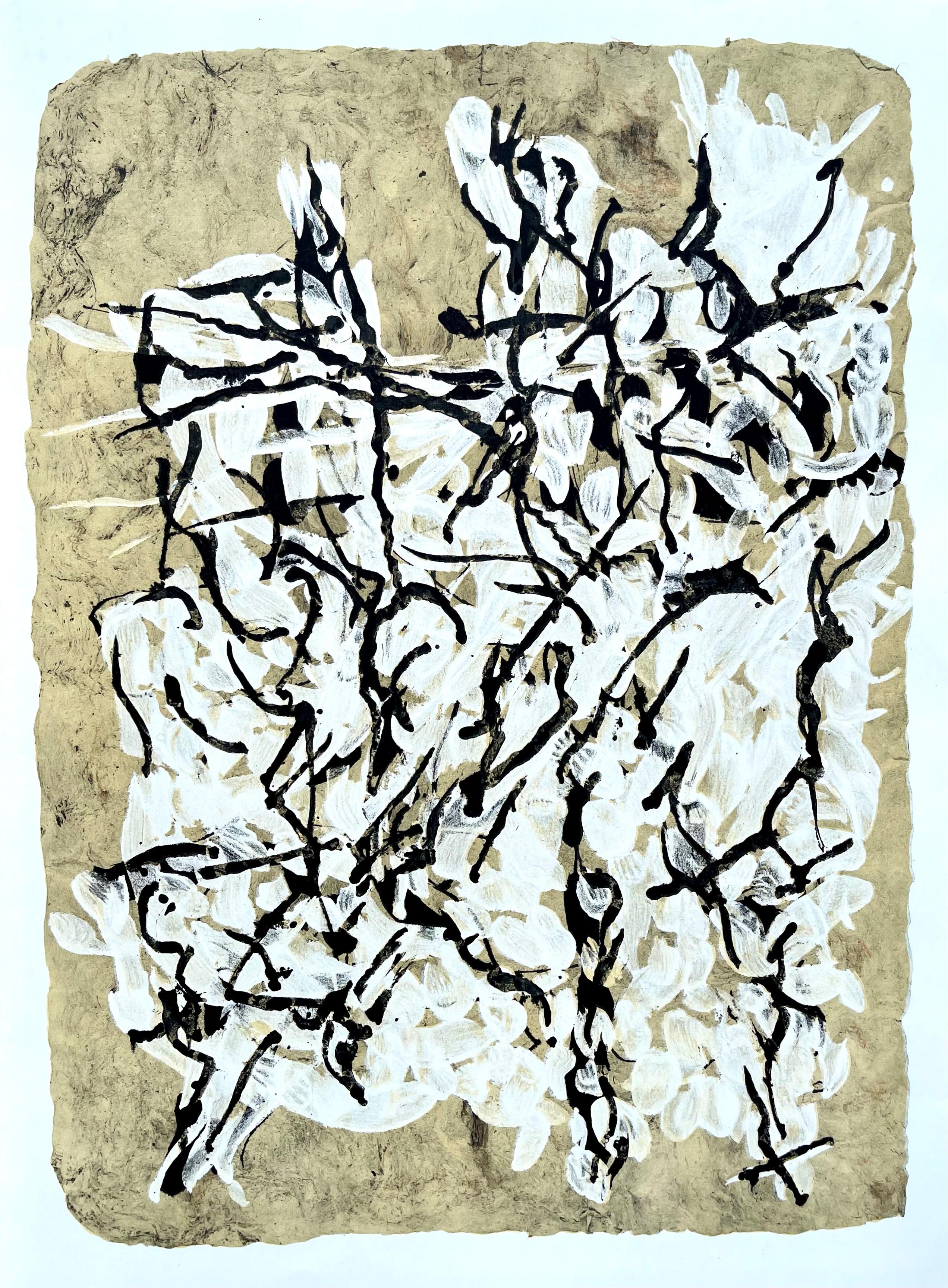Riopelle, Komposition, Derrière le miroir (nach) im Angebot 1
