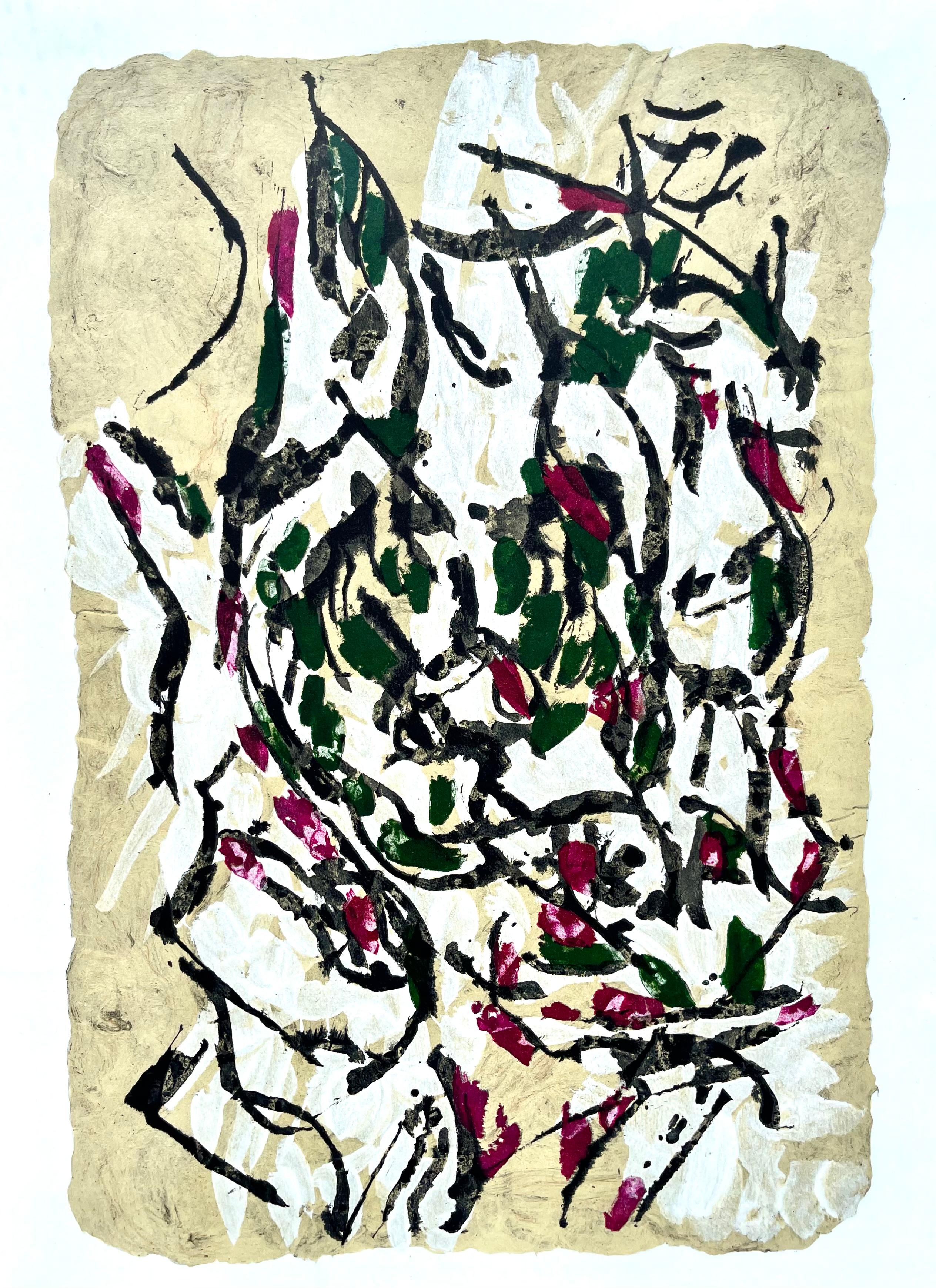 Riopelle, Composition, Derrière le miroir (after) For Sale 1