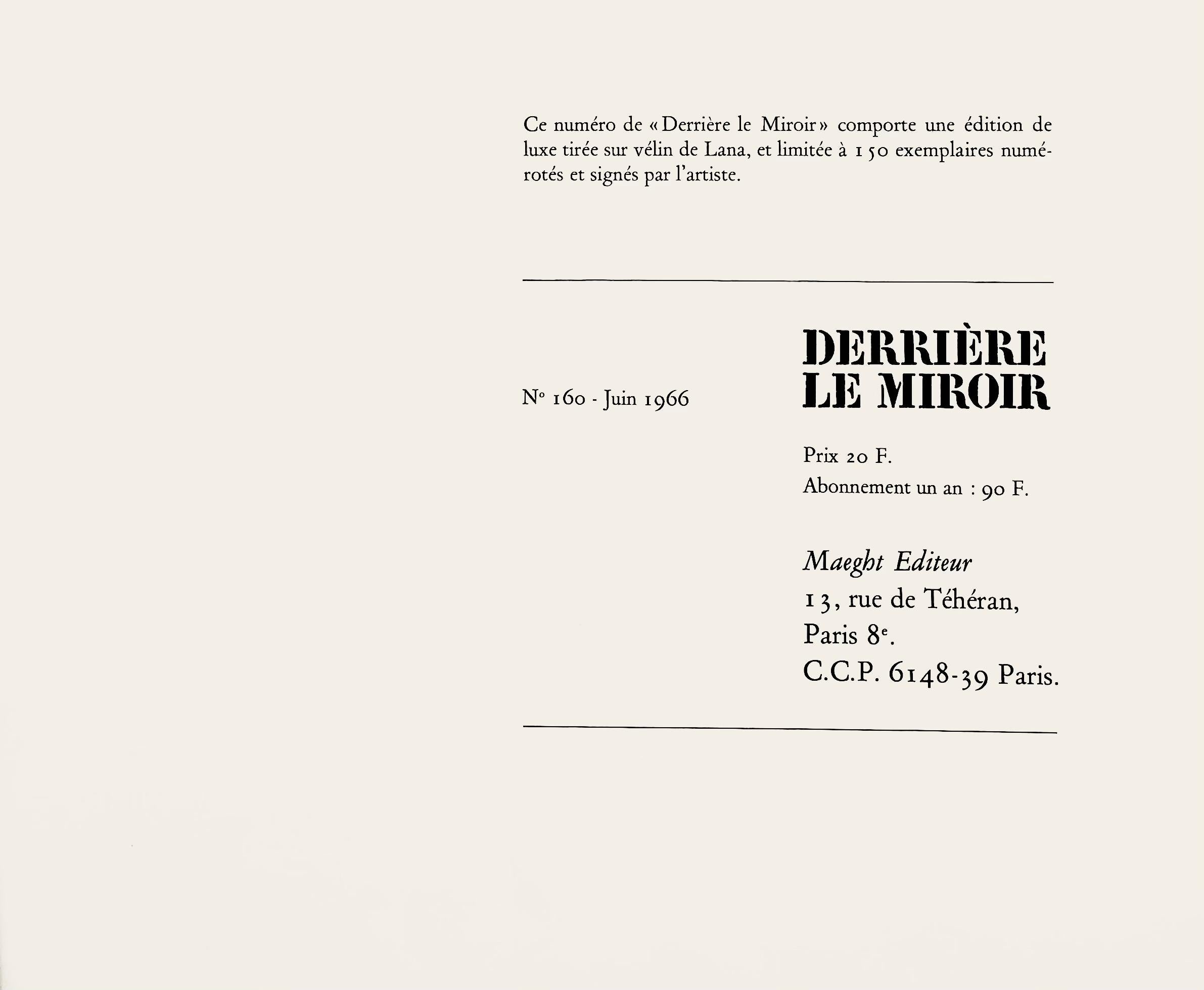 Riopelle, Composition, Derrière le miroir (after) For Sale 2