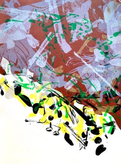 Riopelle, Komposition, Derrière le miroir (nach)