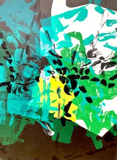 Riopelle, Composition, Derrière le miroir (après)