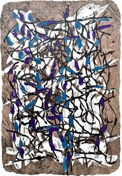 Riopelle, Composition, Derrière le miroir (après)