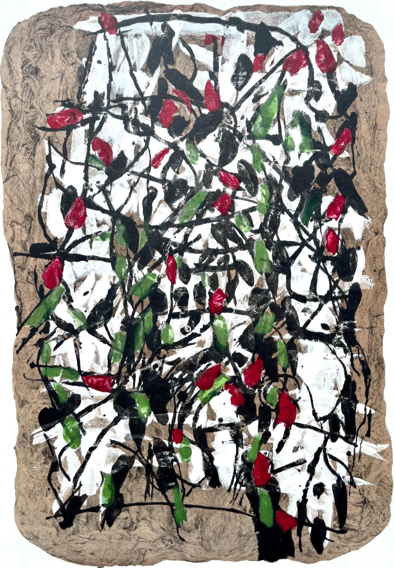 Jean-Paul Riopelle Abstract Print – Riopelle, Komposition, Derrière le miroir (nach)