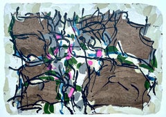 Riopelle, Composition, Derrière le miroir (après)