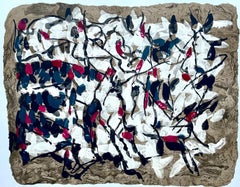 Riopelle, Composition, Derrière le miroir (après)