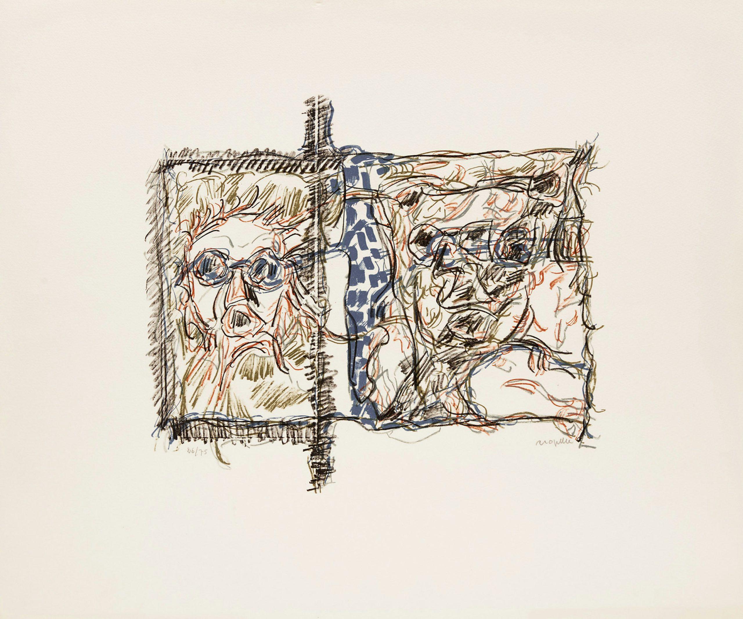 Jean-Paul Riopelle Abstract Print - Sorcière