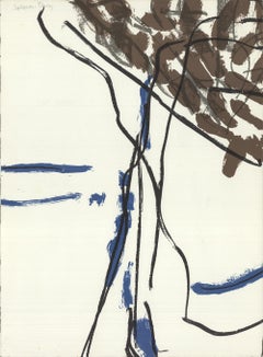 Jean-Paul Riopelle: „Ohne Titel“, Lithographie, Frankreich