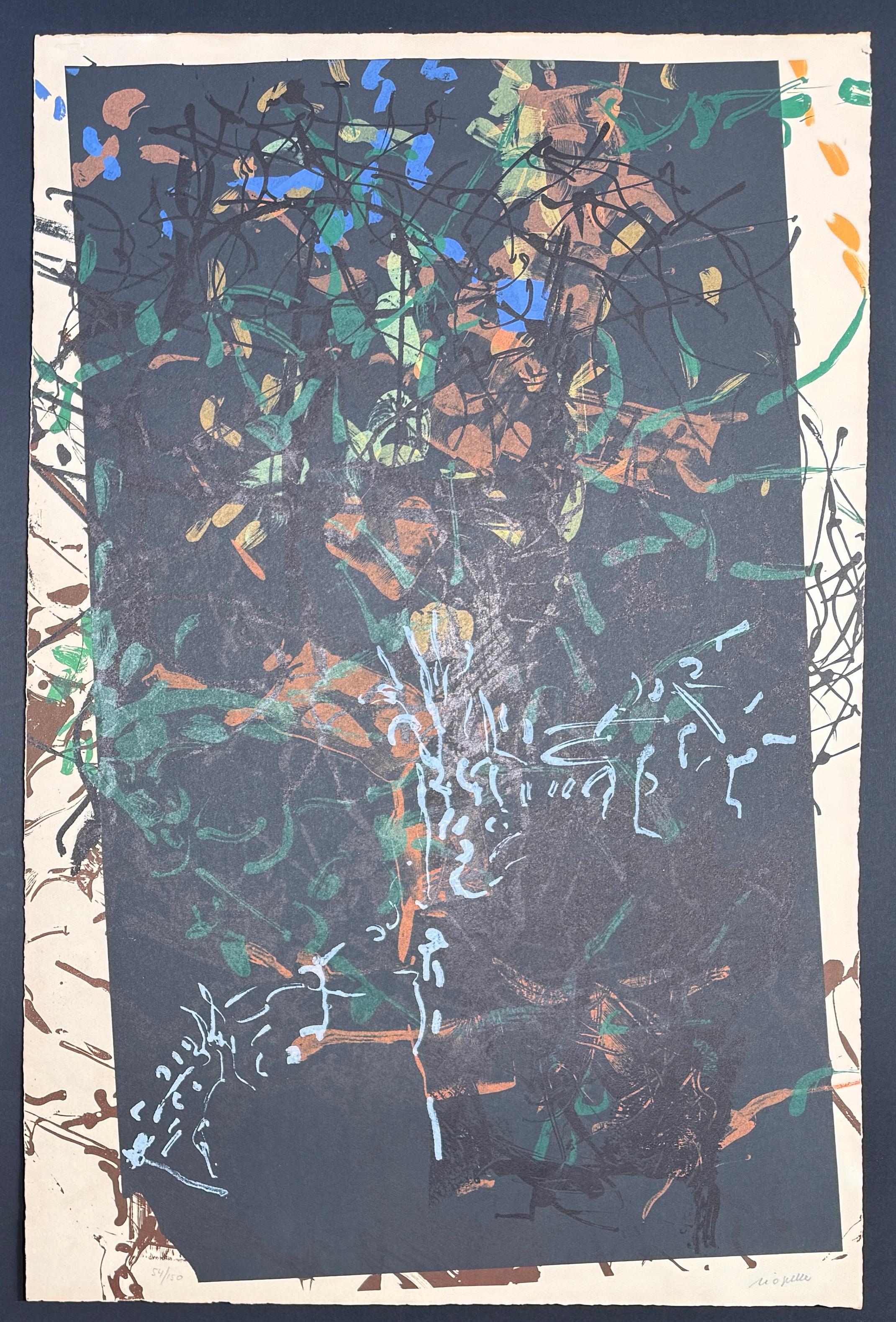 Jean Paul Riopelle (1923–2002) - Affiche avant la lettre - Color lithograph For Sale 1